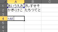 エクセルで数式入力